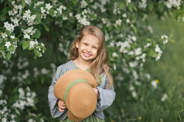 The child smiles shyly at the large portrait 1817.