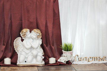 Figure hugging angels 1854.