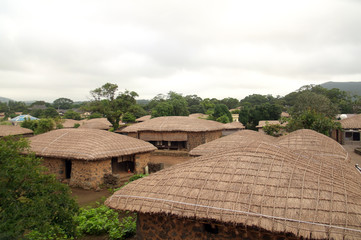 Fototapeta na wymiar Seongeup Folk Village