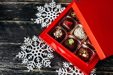 natural and healthy homemade candies as a Christmas present