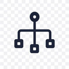 Sitemap transparent icon. Sitemap symbol design from SEO collection.