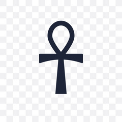 Ankh transparent icon. Ankh symbol design from Religion collection.