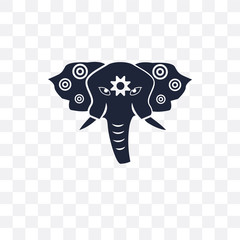 holy Elephant transparent icon. holy Elephant symbol design from Religion collection.