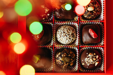 natural and healthy homemade candies as a Christmas present