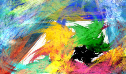 Color Paint Mist Abstract