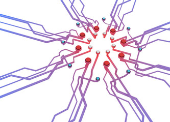 Connected Line Buttons Ring