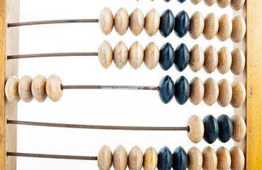 Wooden abacus
