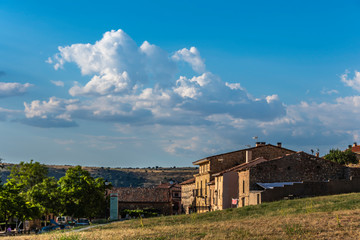 Landscape on the outskirts of the city of Siguenza. Castilla La Mancha Spain