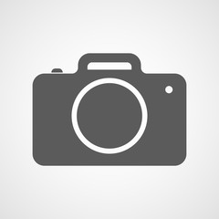 Photo camera icon. Vector illustration.