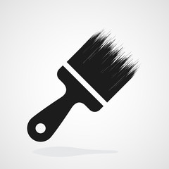Paint brush icon. Vector illustration