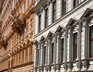 Fassadenkontraste Wien