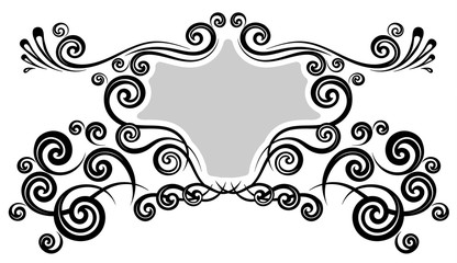 Vintage frame border