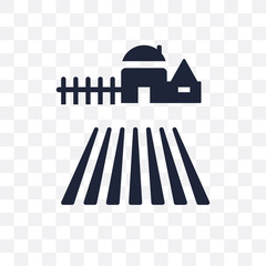 Farm transparent icon. Farm symbol design from Agriculture, Farming and Gardening collection. - 233828370