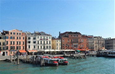 Venice buildings and boats