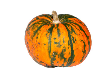 Pumpkin varieties candy isolated on white background