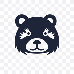 Red panda transparent icon. Red panda symbol design from Animals collection.