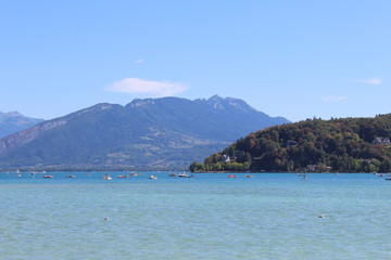 Fototapeta na wymiar Lac d'Annecy - Haute Savoie - France