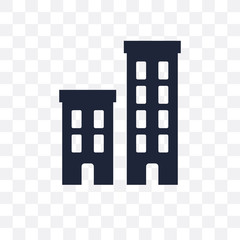 Apartments transparent icon. Apartments symbol design from Architecture collection.