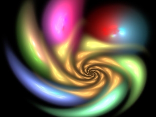 Abstract fractal background