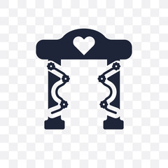 wedding Altar transparent icon. wedding Altar symbol design from Wedding and love collection.