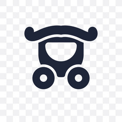 wedding Carriage transparent icon. wedding Carriage symbol design from Wedding and love collection.