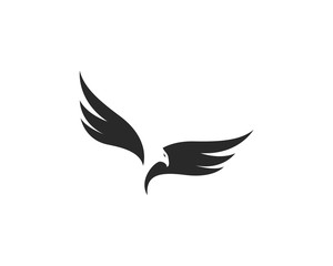 Falcon Eagle Bird Logo Template