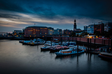 Fototapeta premium Hamburg port