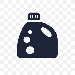 Detergent transparent icon. Detergent symbol design from Cleaning collection.
