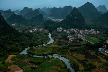 Mountainview outside of Yangshuo, China