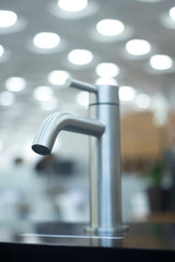 Bathroom tap display showroom