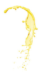 oil splash isolated on a white background