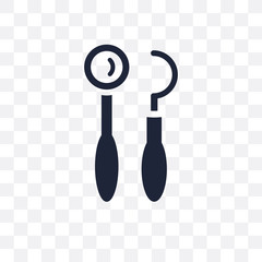 Dental Hook transparent icon. Dental Hook symbol design from Dentist collection.