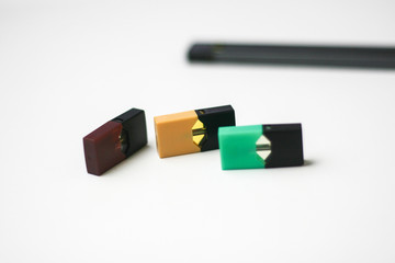 E-cigarette on white