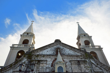 Fototapeta premium Facade of Jaro Cathedral in Iloilo, Philippines