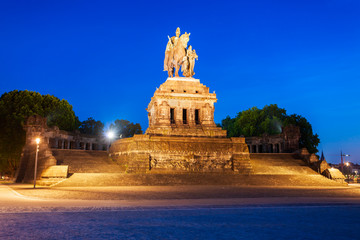 Fototapeta na wymiar Memorial German Unity in Koblenz