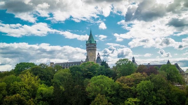 Luxemburg Timelapse Turm