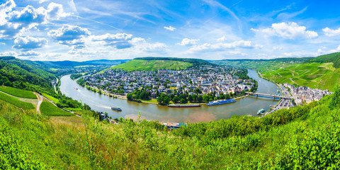 Bernkastel Kues aerial view, Germany. © saiko3p