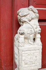 Chinese traditional style rock carvings