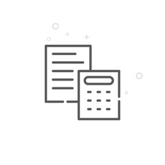 Wedding Estimate Vector Line Icon, Symbol, Pictogram, Sign. Light Abstract Geometric Background. Editable Stroke