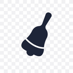 Jingle bell transparent icon. Jingle bell symbol design from Christmas collection.