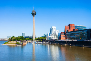 Medienhafen Media Harbour district, Dusseldorf