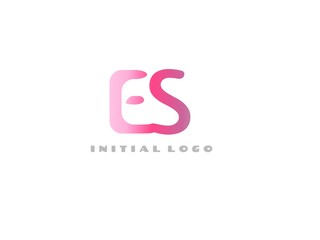 ES Initial Logo for your startup ventur