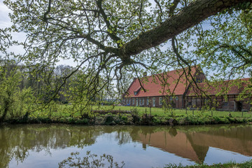 Fototapeta premium Gräftenhof Haus Runde