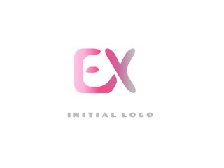 EX Initial Logo for your startup ventur