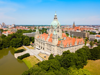 Obraz premium New Town Hall in Hannover