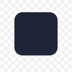 Rectangle transparent icon. Rectangle symbol design from Geometry collection.