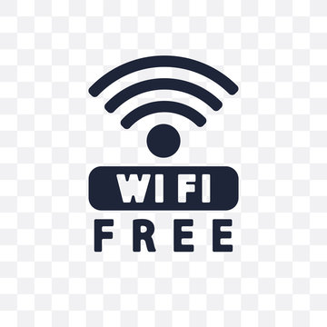 Free wifi transparent icon. Free wifi symbol design from Hotel collection.