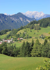 Fototapeta na wymiar Alpine landscape, Slovenia, central Europe