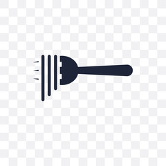 Spaghetti transparent icon. Spaghetti symbol design from Restaurant collection.