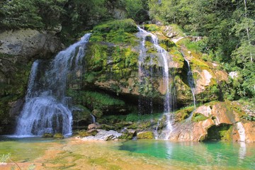 Virje waterfall, Julian Alps, Slovenia